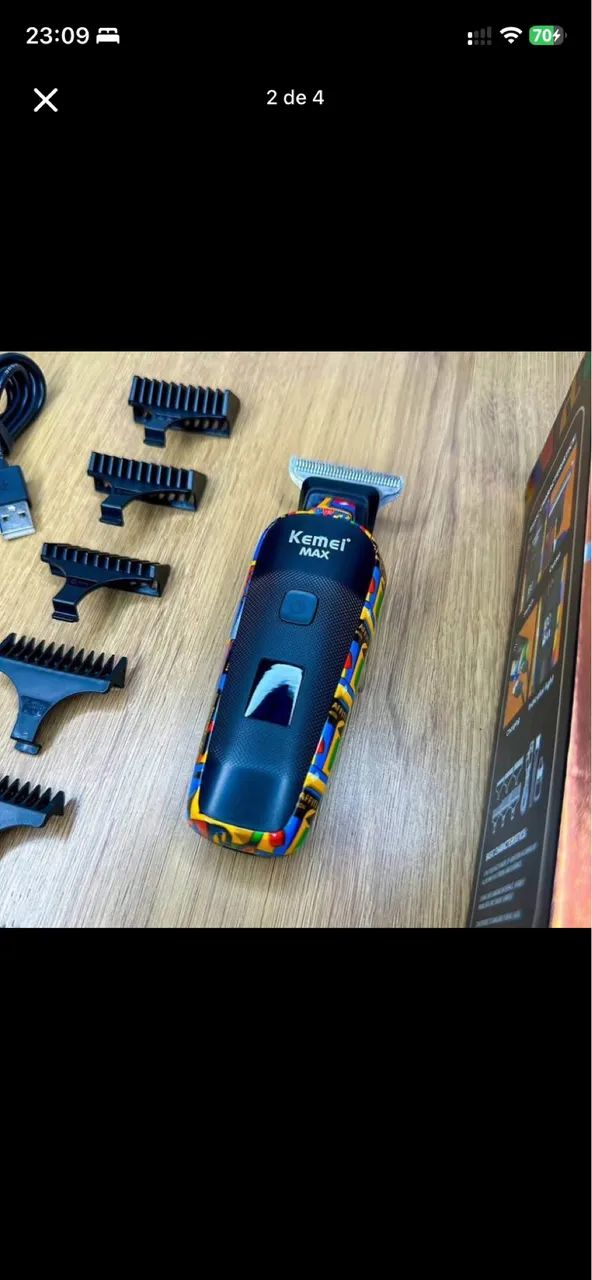 Máquina de Cabelo KEMEI KM-MAX5090 - Foto 2