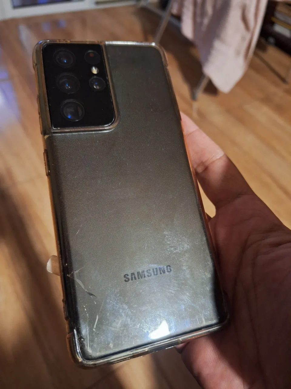 Samsung S21 ultra 5g 256gb 20gb de ram Android 15 aceito cartão 