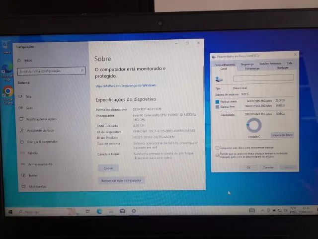 Notebook Lenovo Ideapad 110 - HD 930 GB - Intel Celeron - 4GB - 15.6" - Foto 4