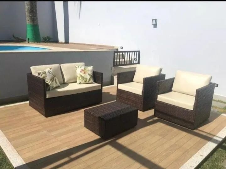 Super Promoção jogo de sofá de 4 lugares apenas R$3499,99 - Foto 3