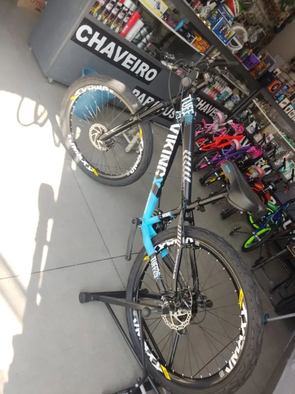bike viking aro 26 freio a disco e suspensão
