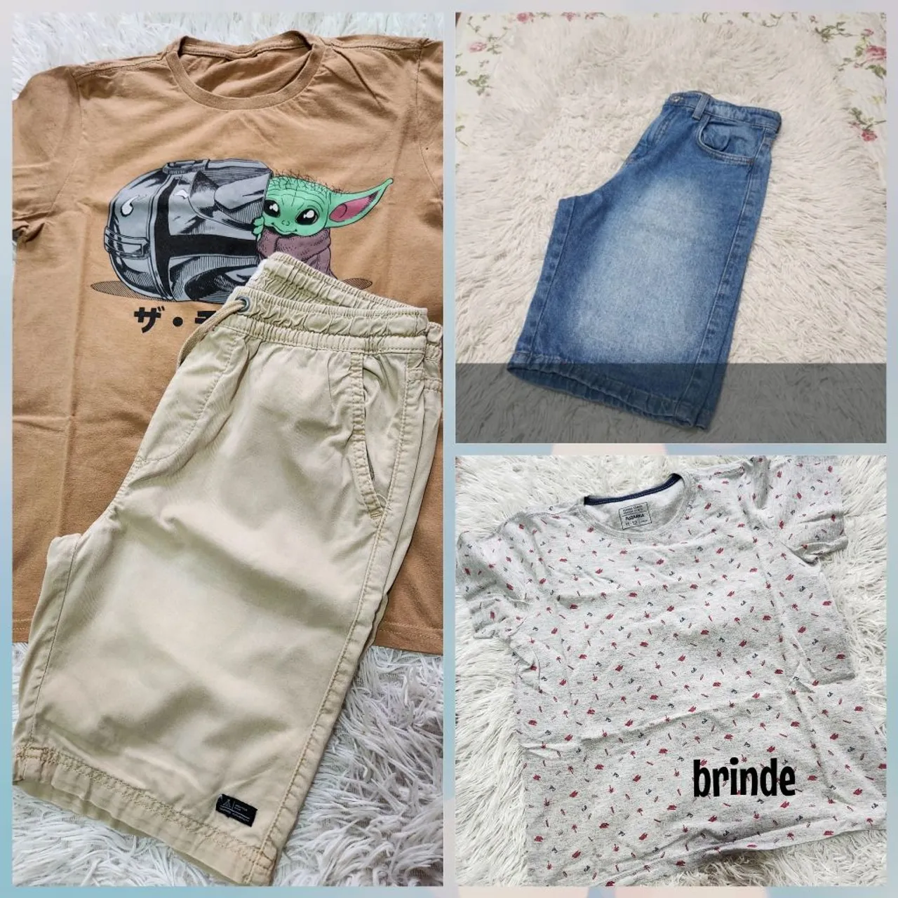 Lote de roupas infantis Fuzarka 12 anos