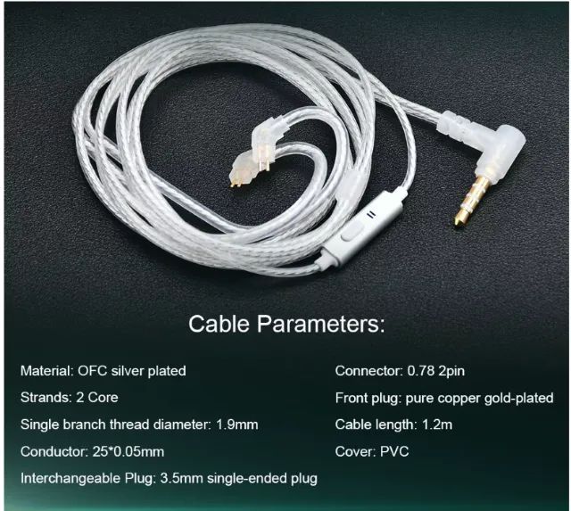 Fone In-ear Kinera Celest Wyvern Gamer Com Mic Profissional Branco - Foto 5