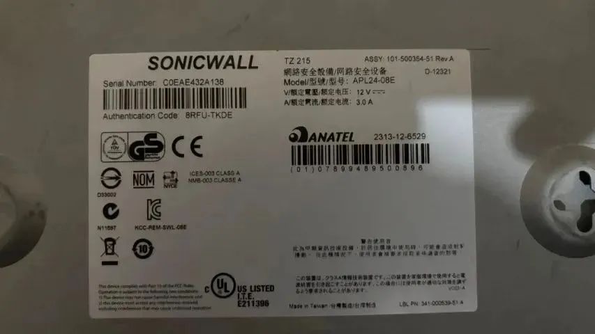 SonicWALL TZ 215 firewall  - Foto 2