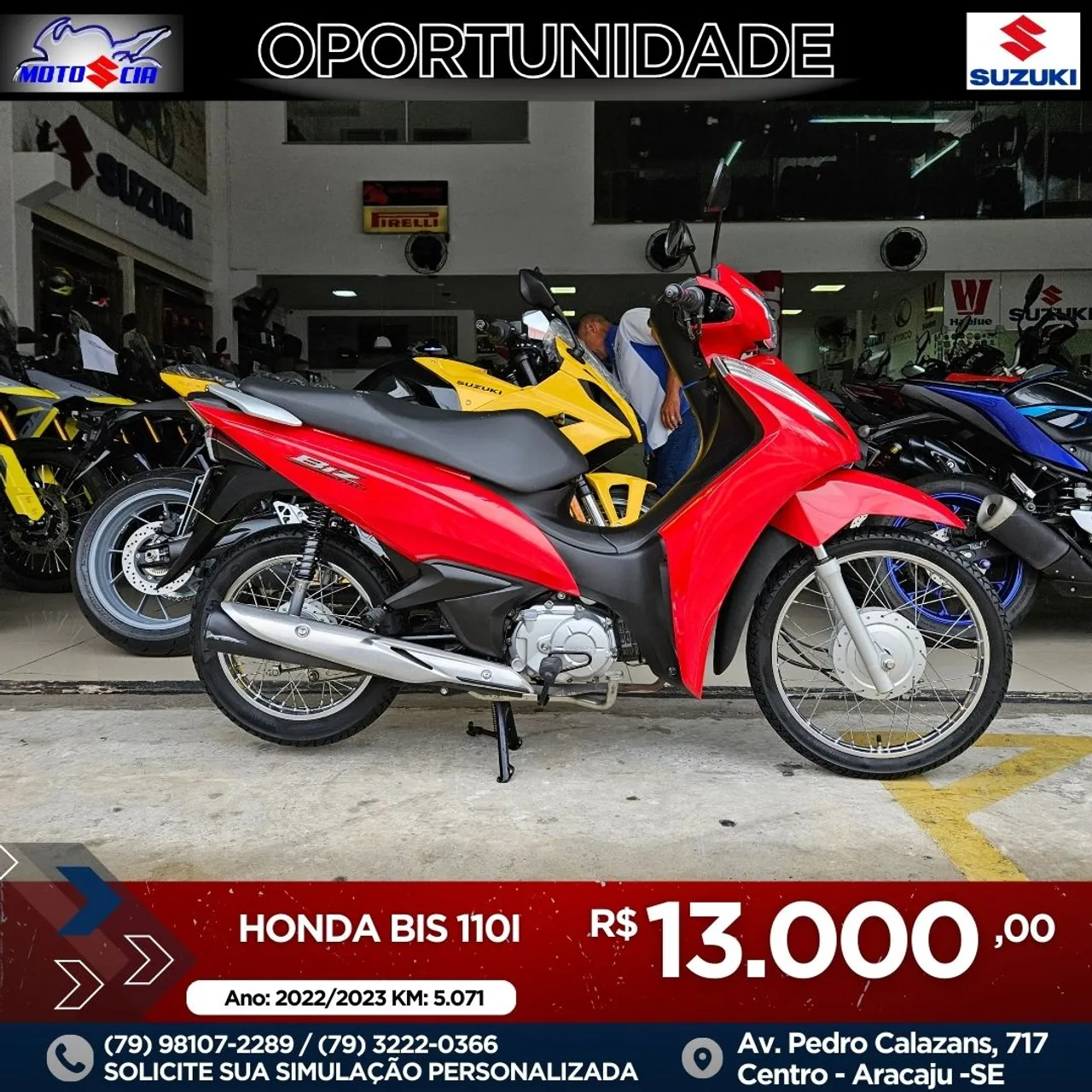 HONDA BIZ 110I 2023
