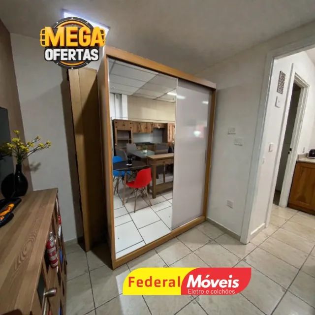 Guarda Roupa 100% MDF 2P 4G c/ Espelho NOS CHAME NO WHATSAPP