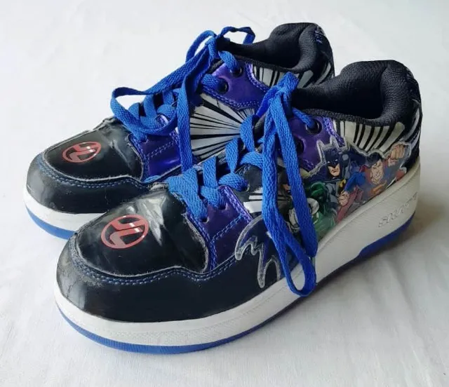 Tênis Roller Skate Infantil - Com Rodinhas - Liga da Justiça - Usado - Número 34