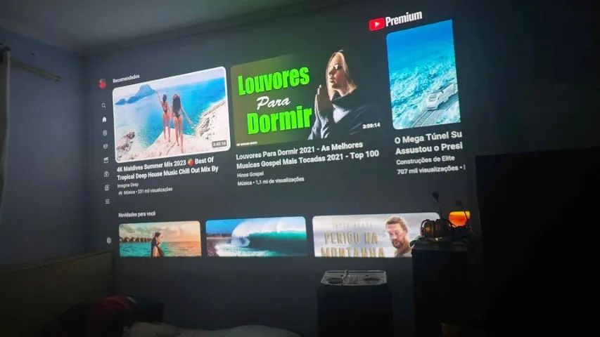 Projetor Samsung FreeStyle 100 Polegadas - (Usado por 5x) - (Troco) - Foto 5