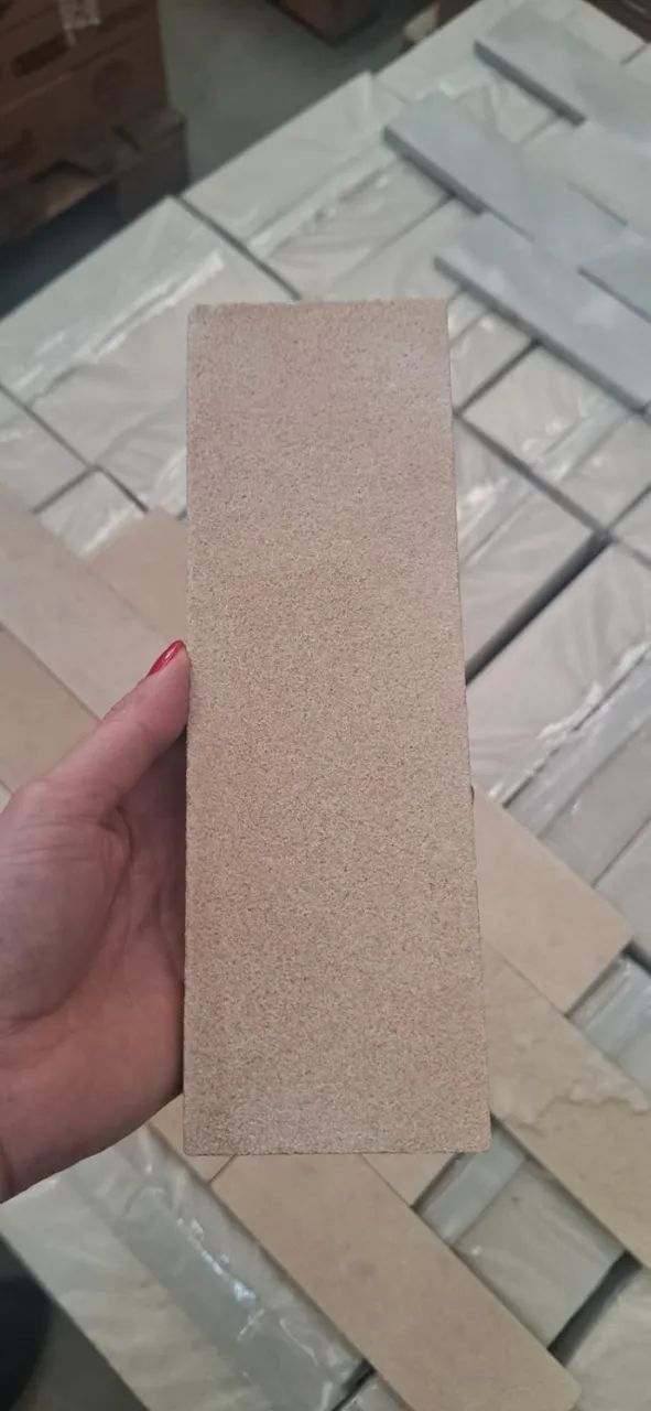 Tijolinho brick coral mesclado SALDO - Cobre 1,2m² - Foto 2