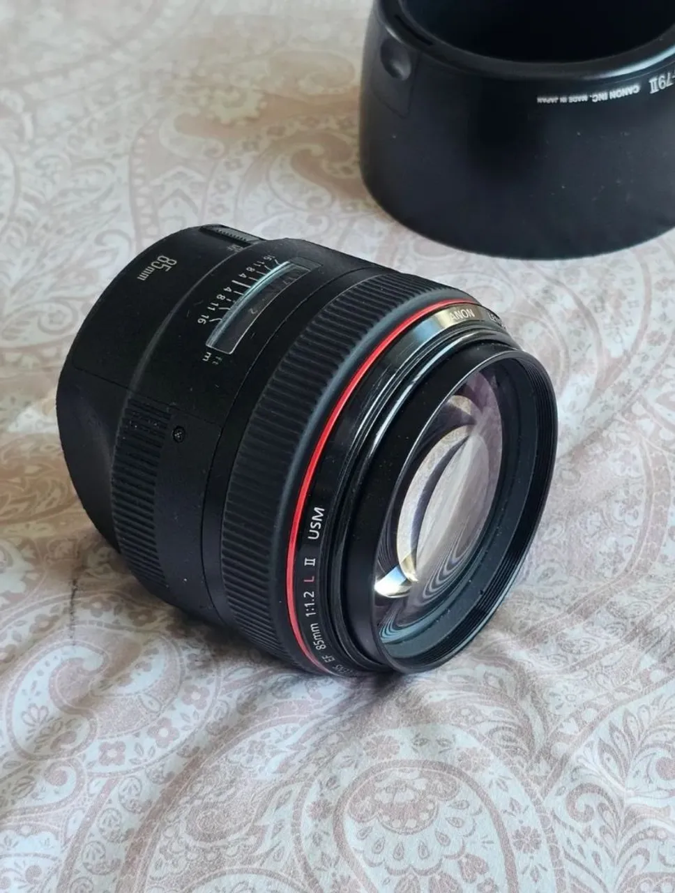 Lente Canon EF 85mm f/1.2 L II USM