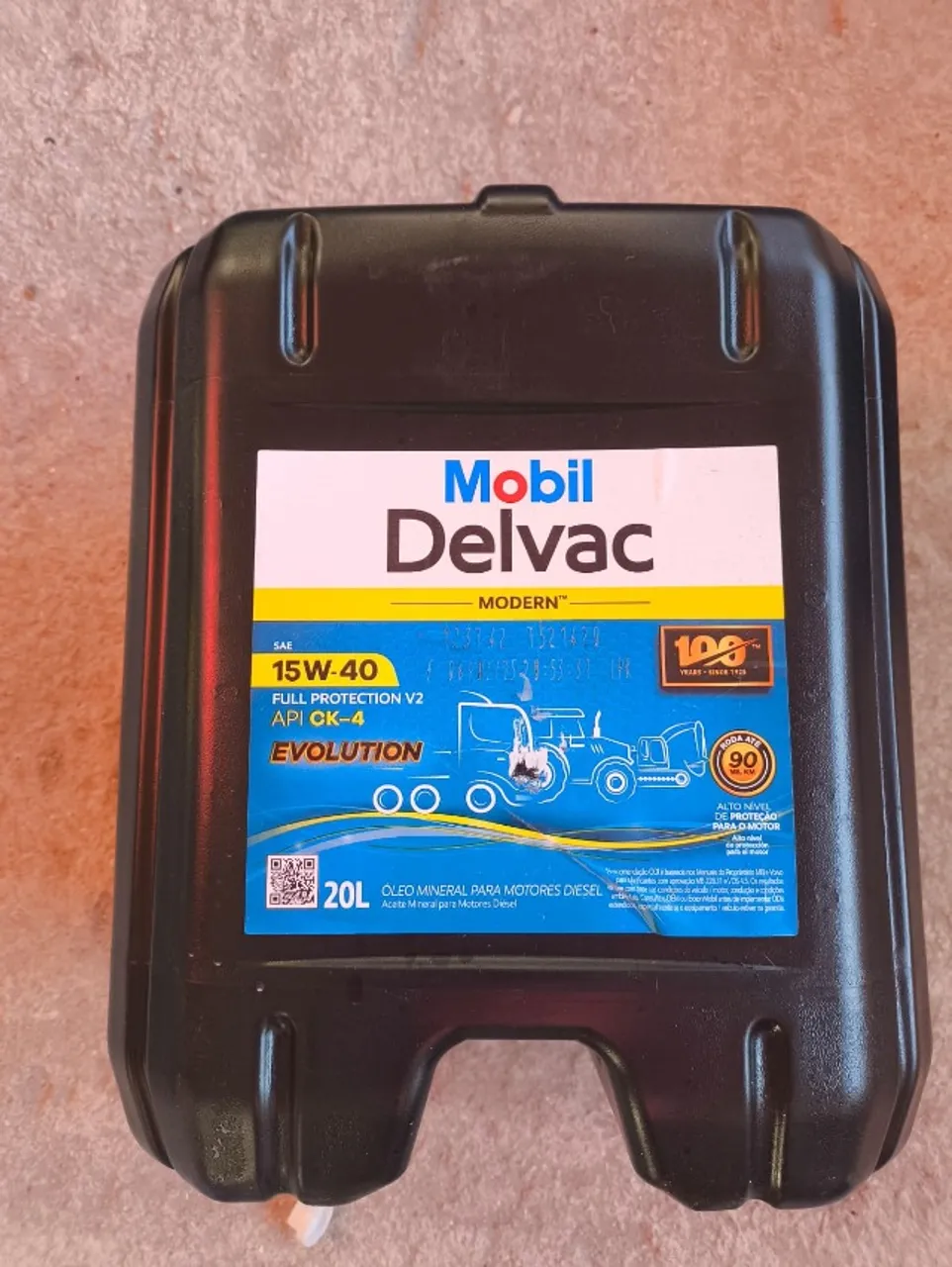 Balde de óleo Delvac mobil 20L 15w-40 full protection v2