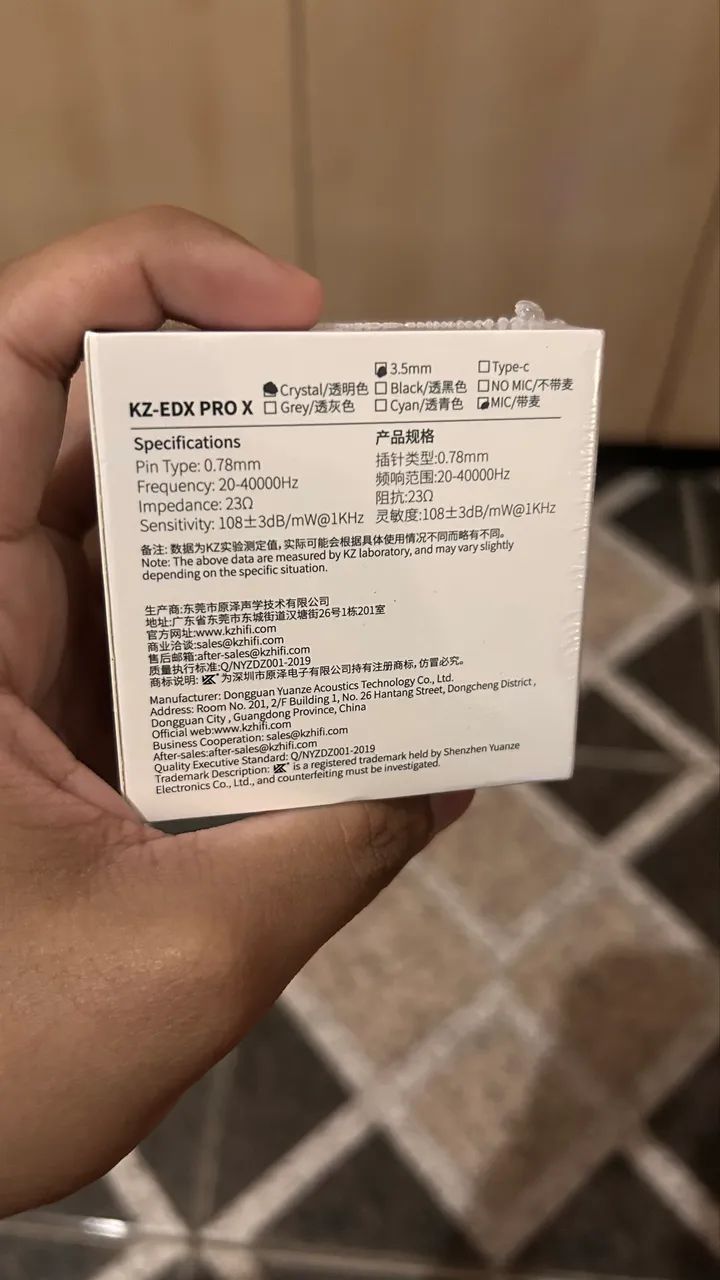 Fone EDX Pro X lacrado na cor Black, cyan e Crystal - Foto 2