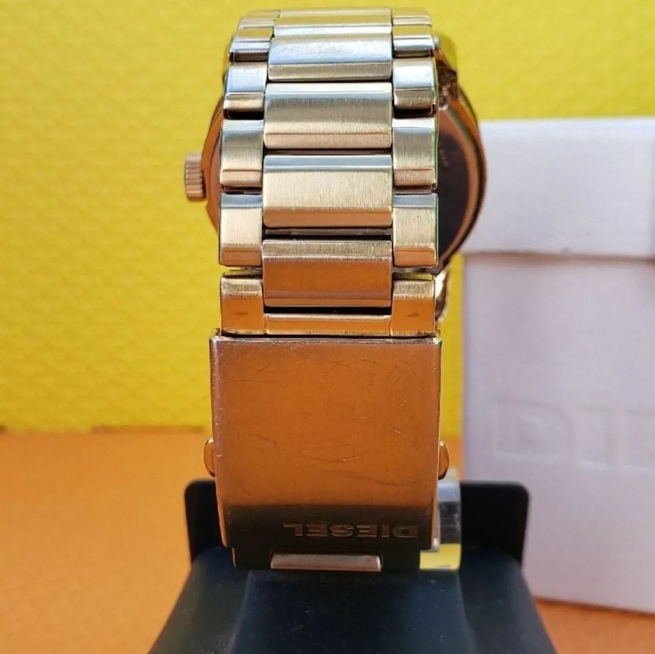 Relógio Diesel Dourado Original - Foto 4