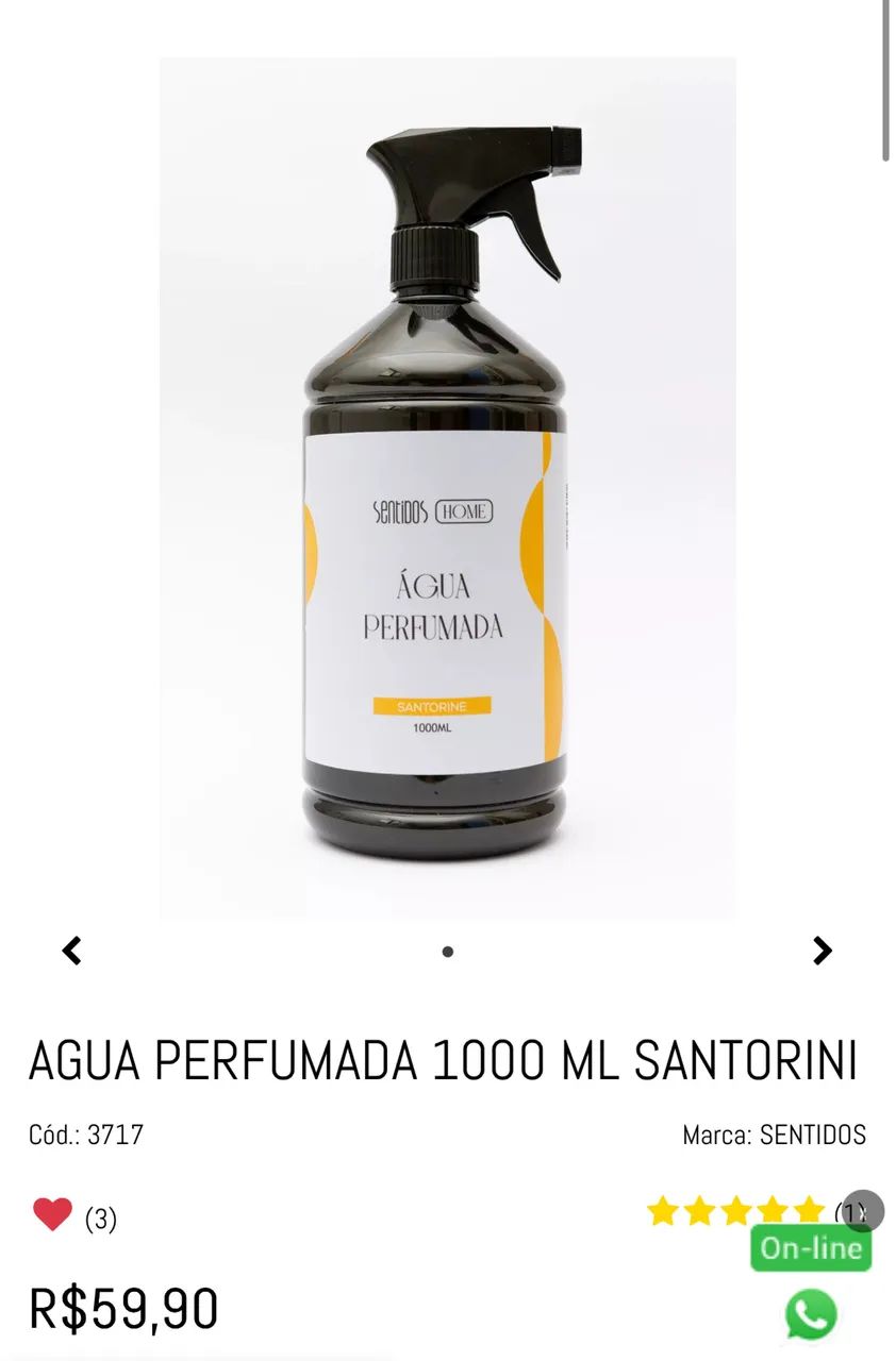 Água perfumada 