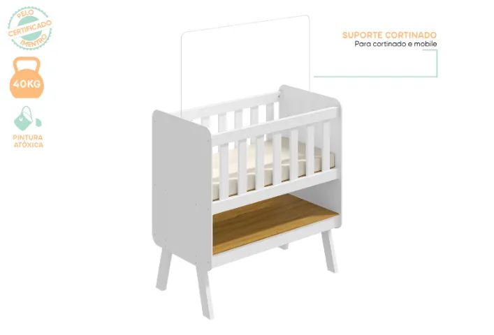 Mini Berço Guti Retro, 100% MDF  - Foto 3