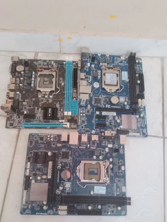 3 Placas-Mãe para PC