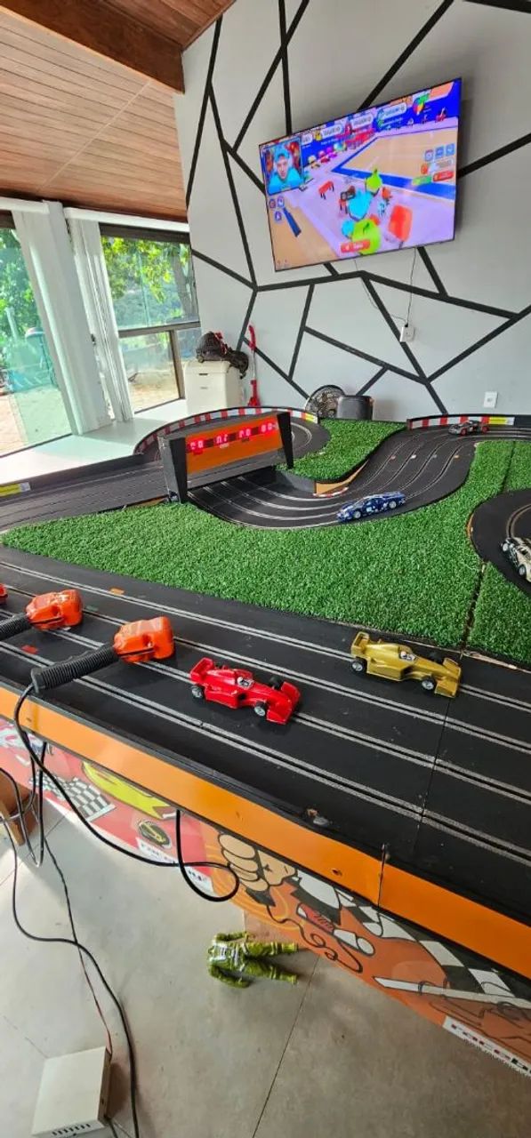 Autorama profissional com pista em madeira - Foto 3