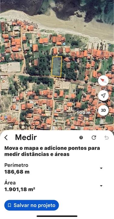 TERRENO À VENDA EM SANTA RITA À 100 m DO MAR | 1.882 m²