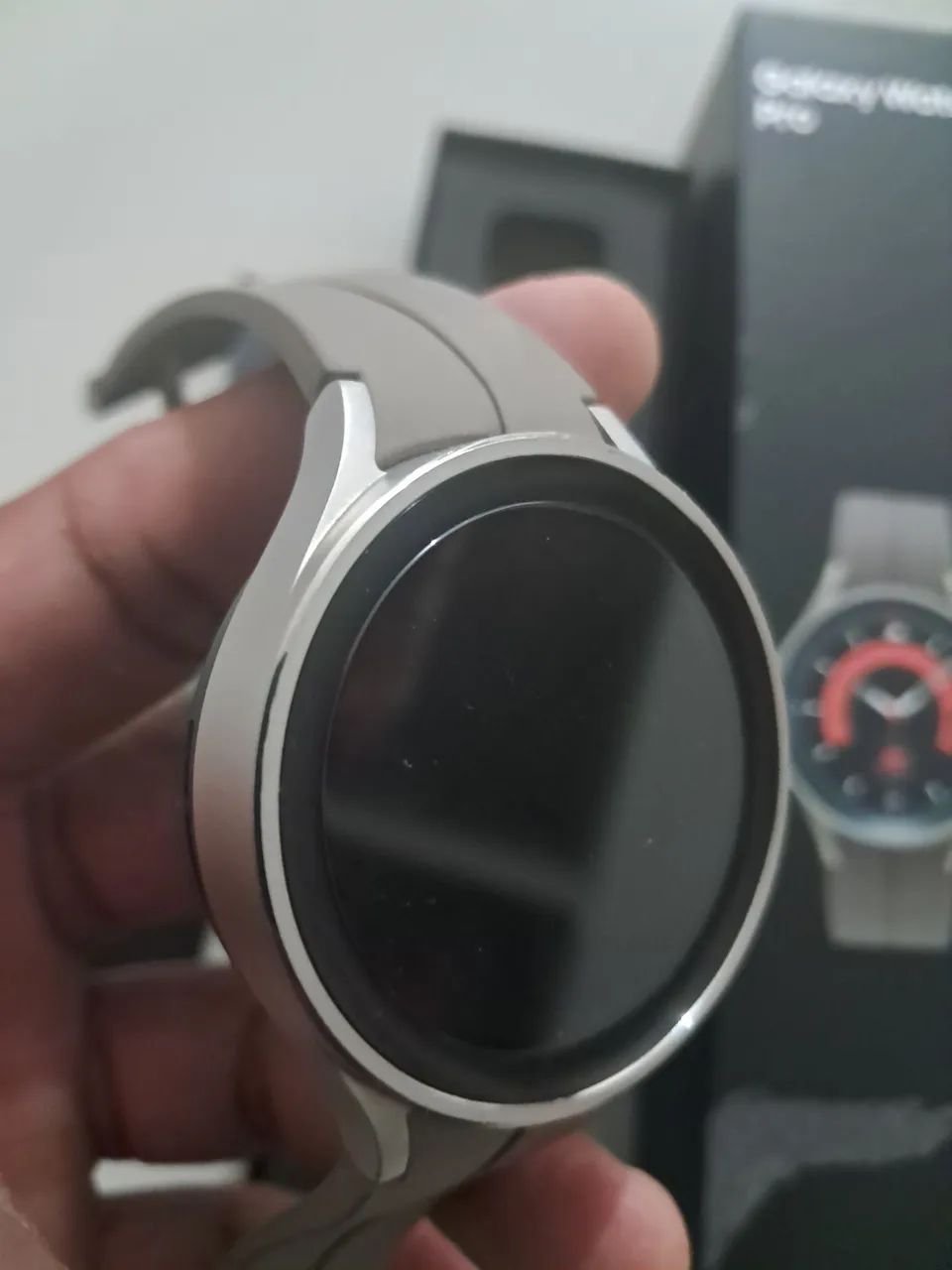 Samsung Galaxy Watch 5 Pro 45mm Titanium Cinza  - Foto 2