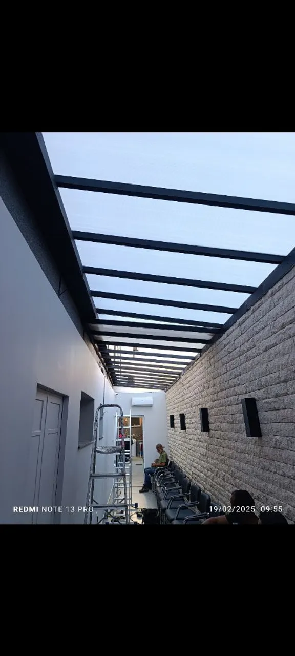 Cobertura em área externa