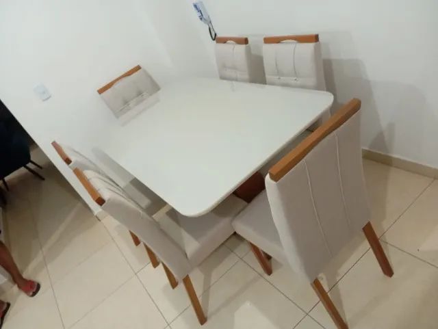 MESA CELESTE 6 LUGARES  - Foto 2