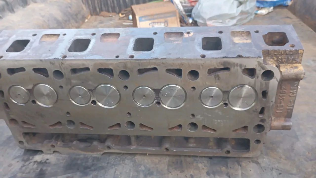 Cabeçote motor 3114 Caterpillar 924f - Foto 2