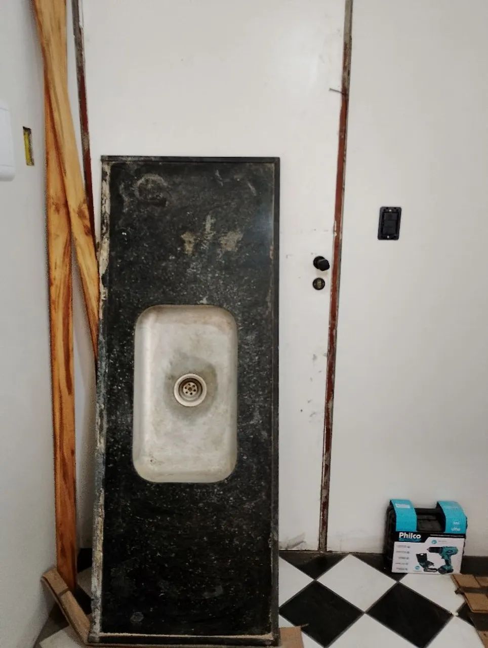 Pia para cozinha (cuba inox com bancada de granito) - Foto 3