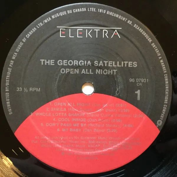 Disco de Vinil-Georgia Satellites-Open all Night Importado - Foto 5