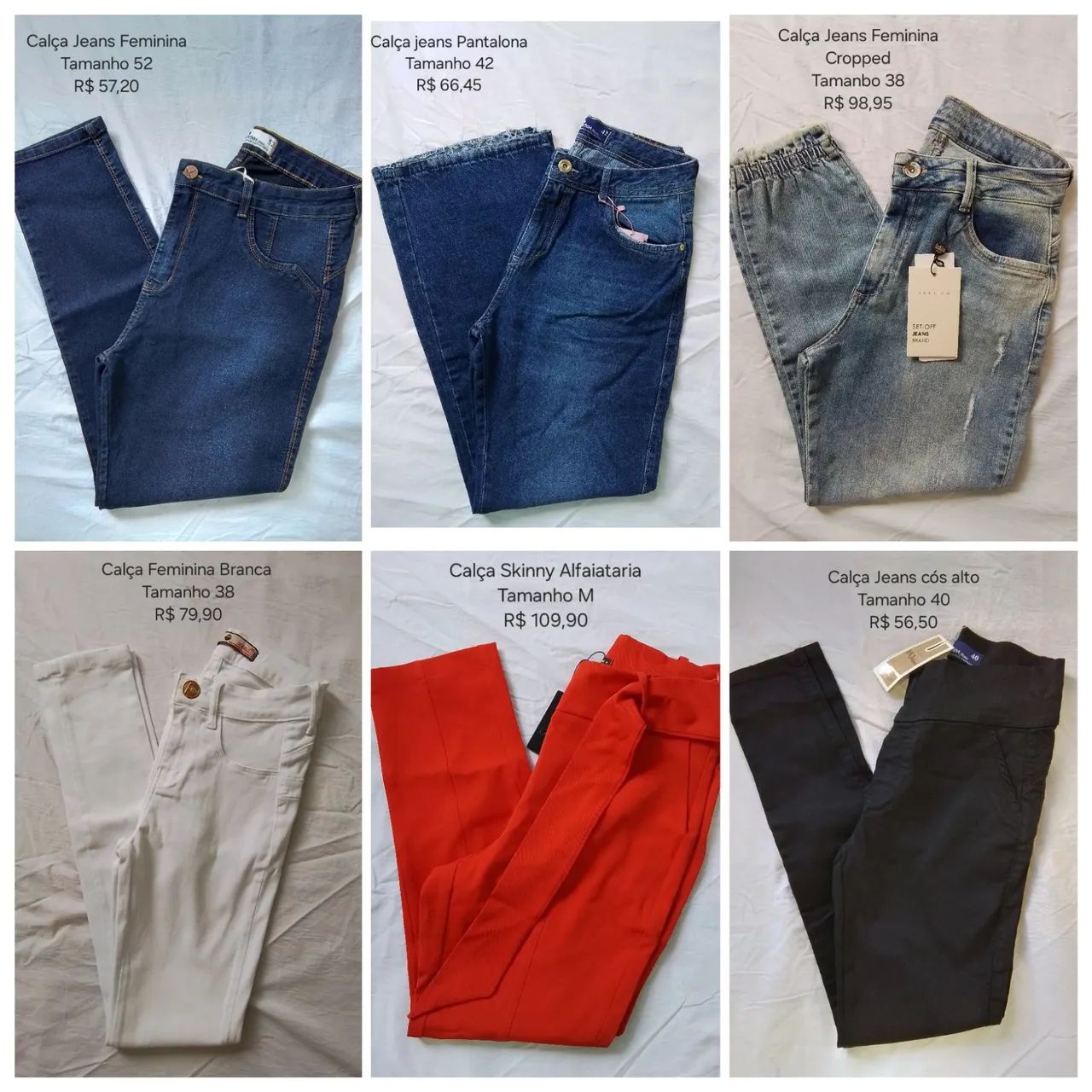Roupas femininas 