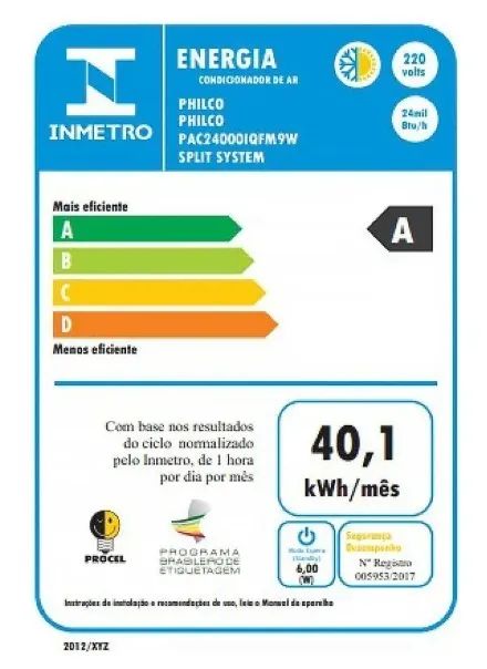 Ar Condicionado Split Inverter Philco 24000 Btus Branco Quente/Frio 220v - Foto 4