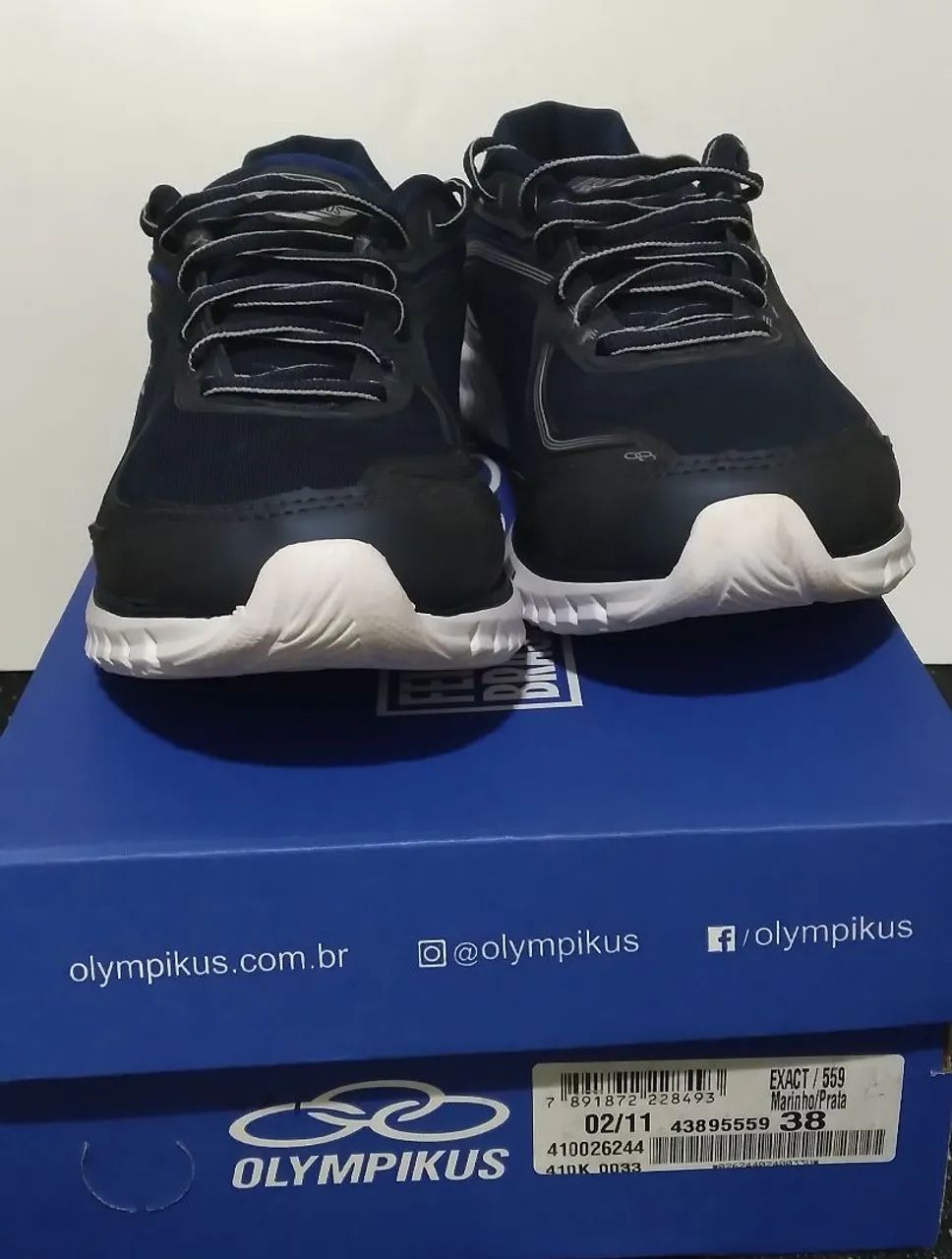 Tênis Olympikus Exact Azul Marinho - Conforto e Estilo! - Foto 4