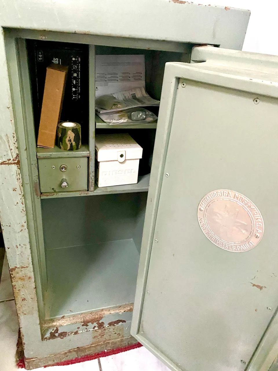 Cofre de aço concretado 80cm c/ Código - Foto 2