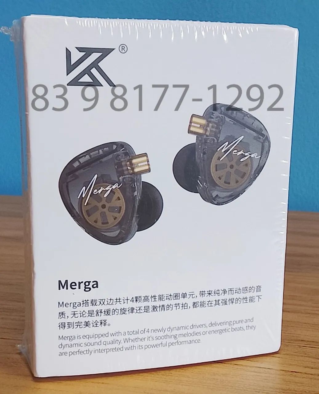 Fone de Ouvido KZ MERGA