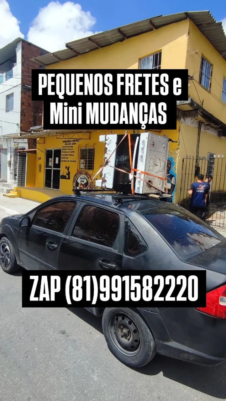 Pequenos FRETES e Mini MUDANÇAS A PARTIR DE 30$