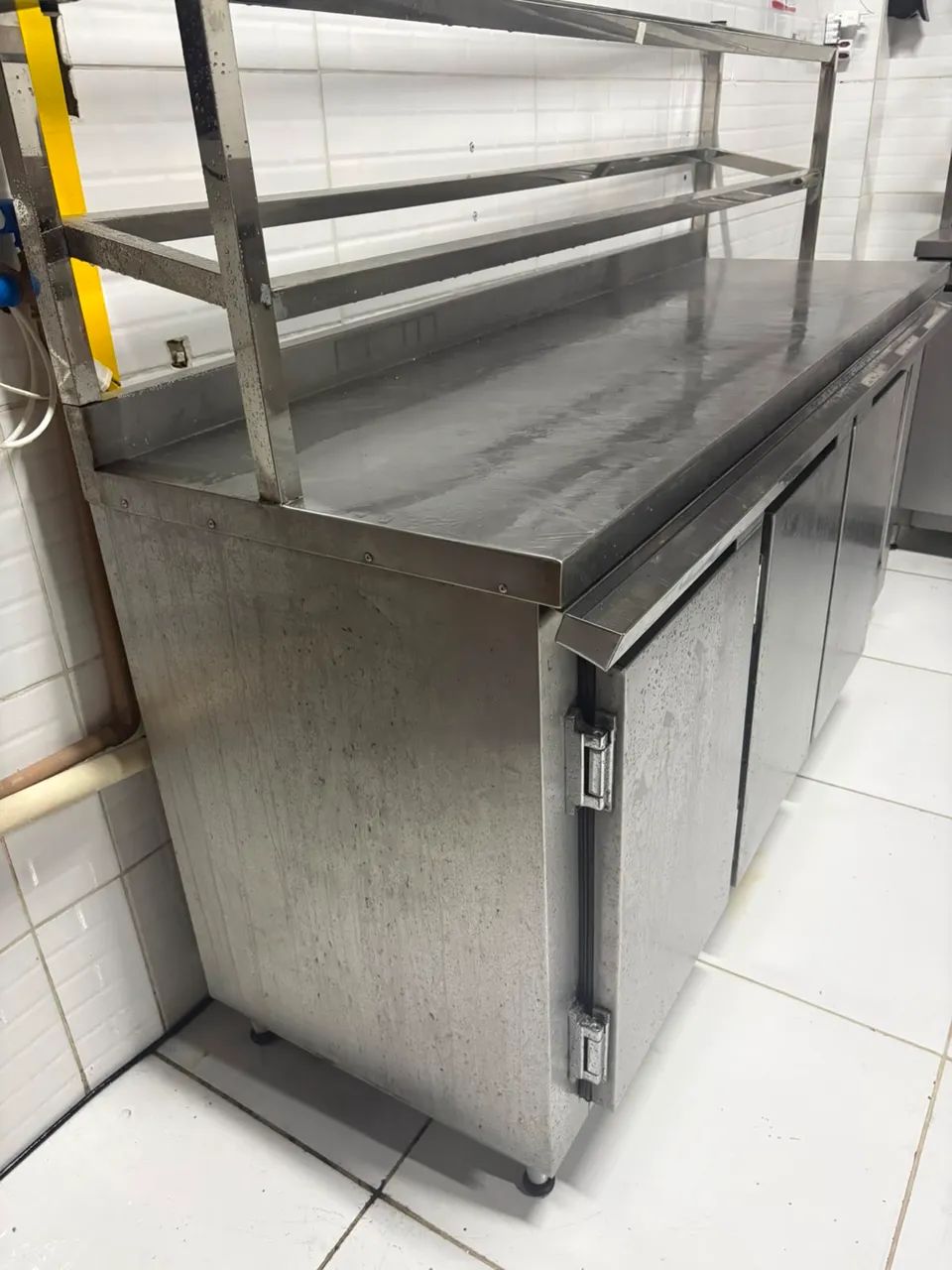Bancada refrigerada 3 portas de inox  - Foto 3