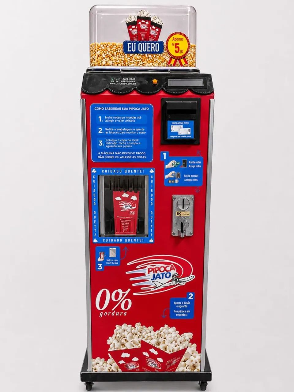 Pipoqueira automática 