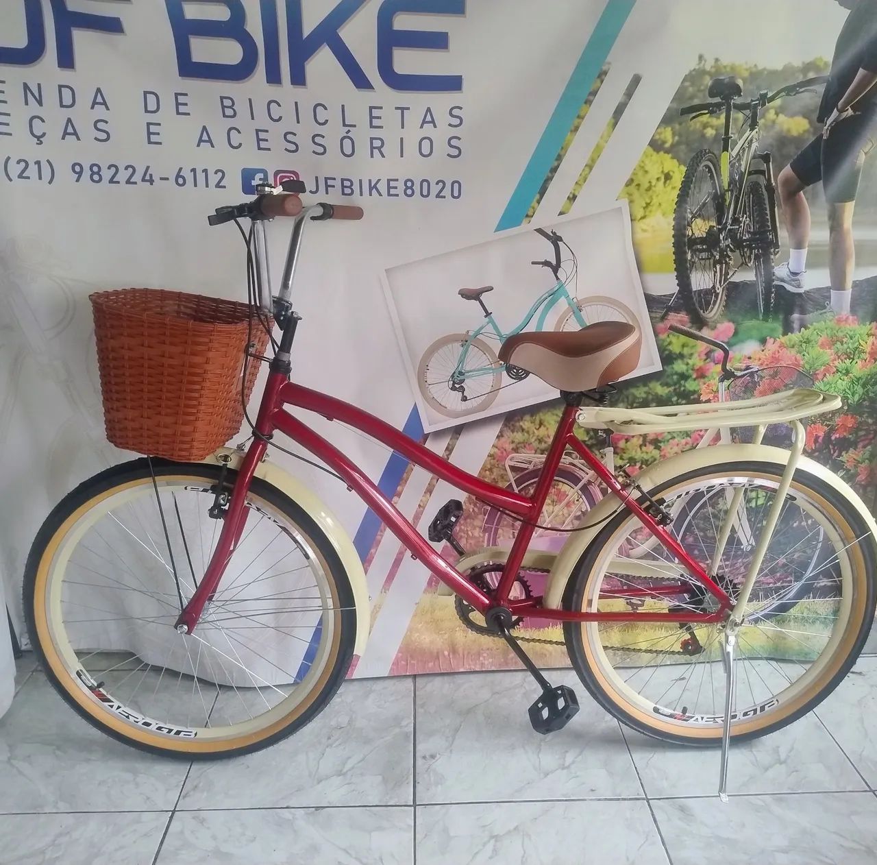 Bicicleta retro aro aero  26 duplo com marcha e garantia.  - Foto 5
