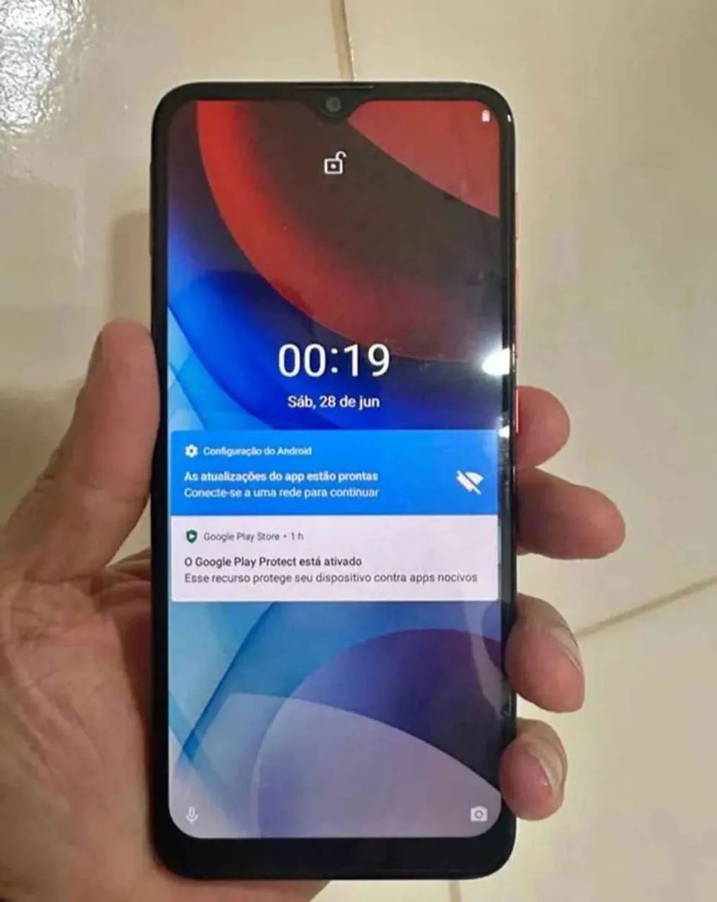 Moto e 7 play funcionando perfeitamente 