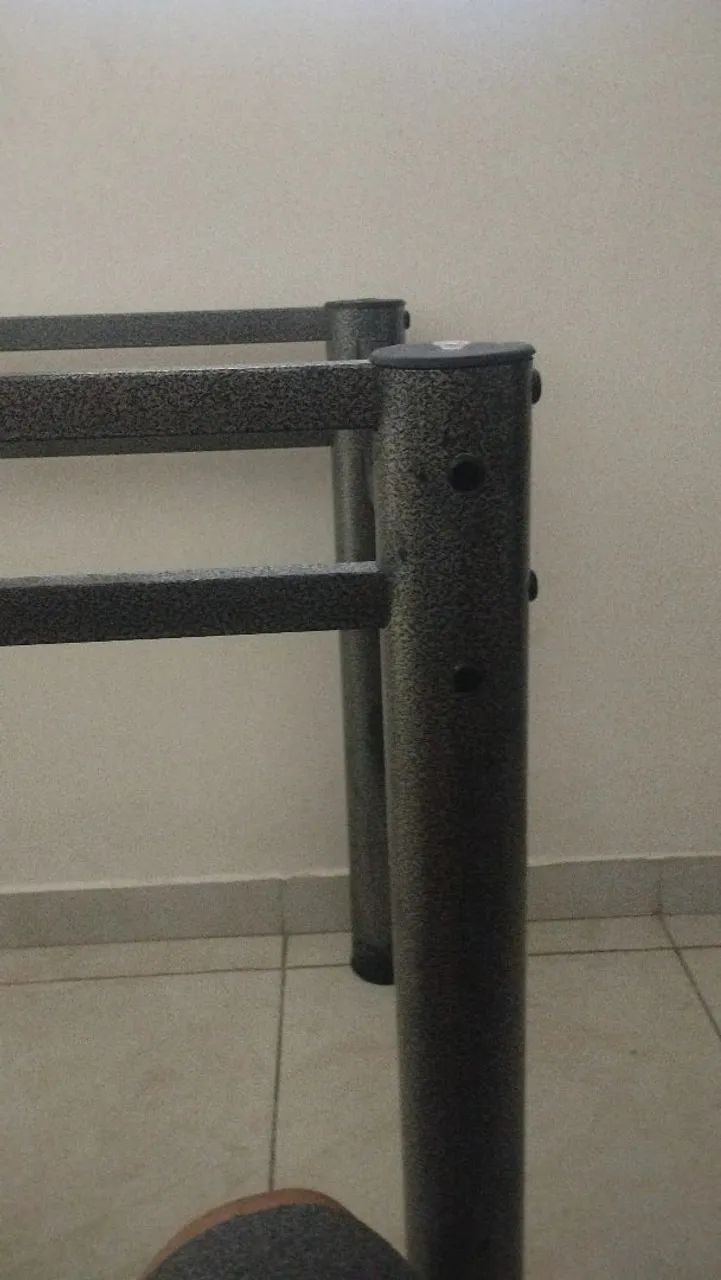 Mesa de mármore preta sem as cadeiras  - Foto 4