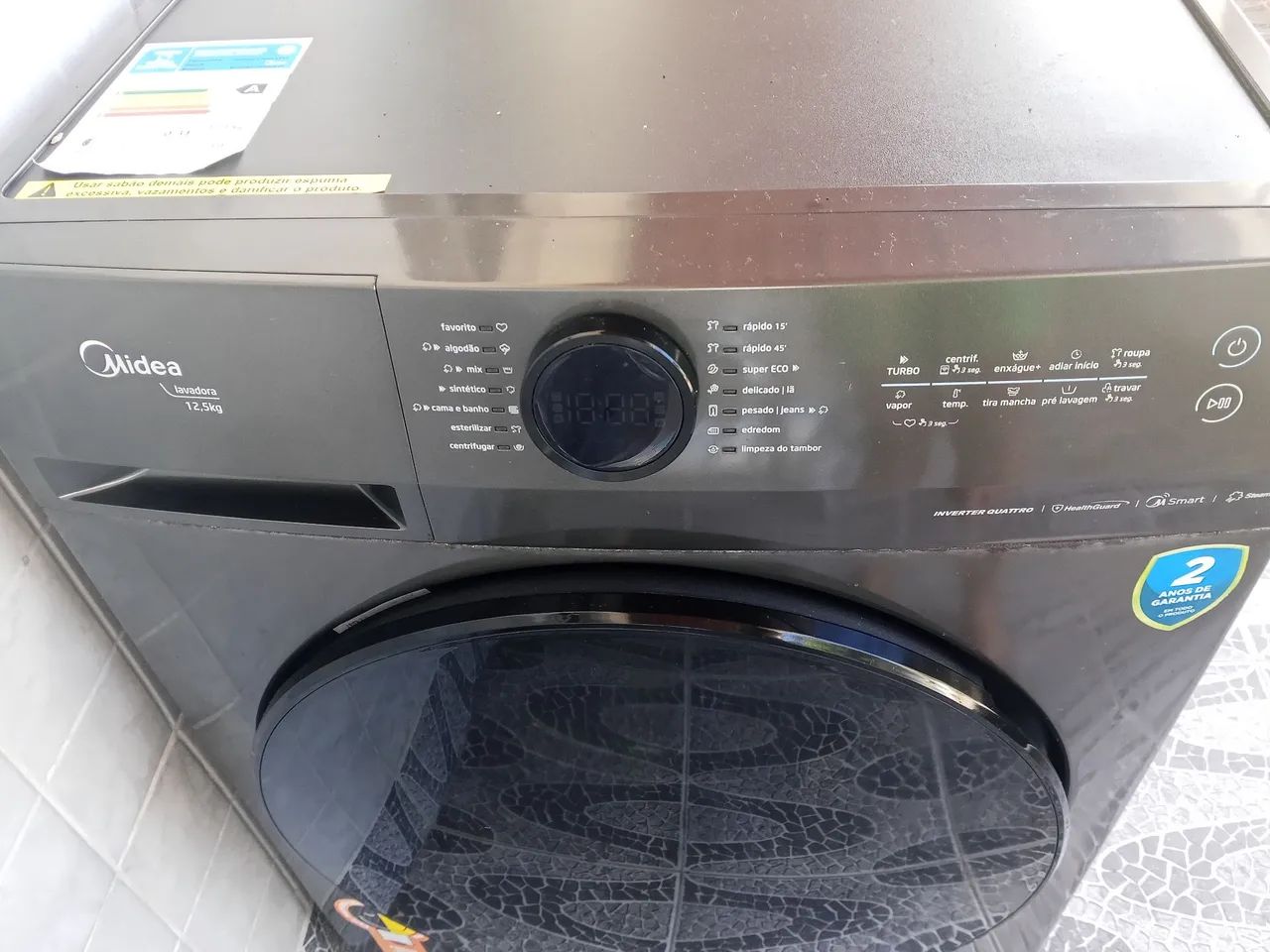 Máquina de lavar Midea 