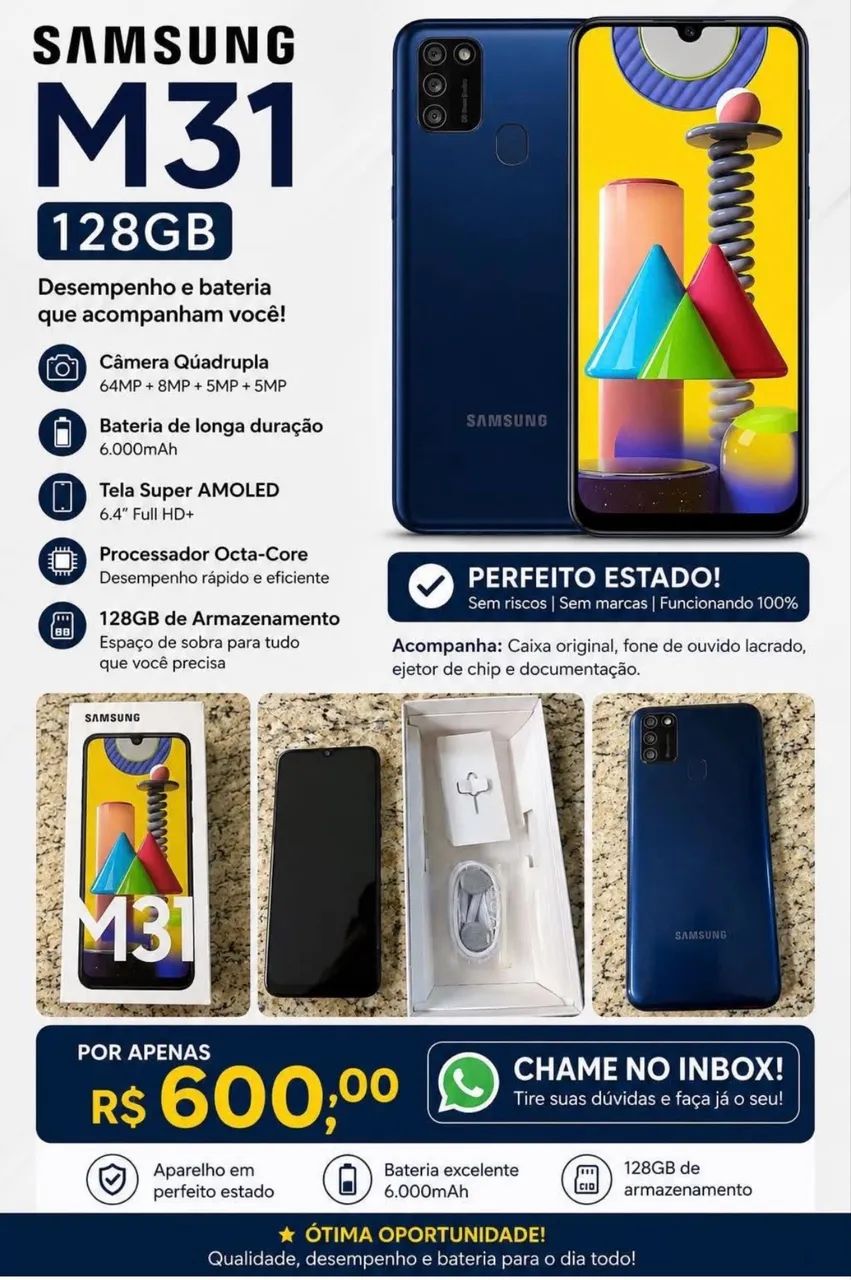 Smartphone Samsung M31