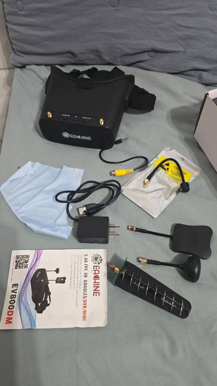 KIT Drone Tinyhawk I, Radiomaster TX12, Carregador ISDT Q8 e Óculos FPV Eachine EV800DM - Foto 4