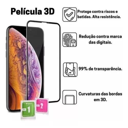 Kit 2 Película 3D Premium iPhone 13/13 Pro/14/16E  - Foto 3