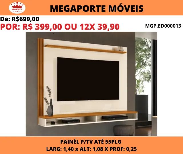 PAINEL DE TV ATÉ 55 PLG 