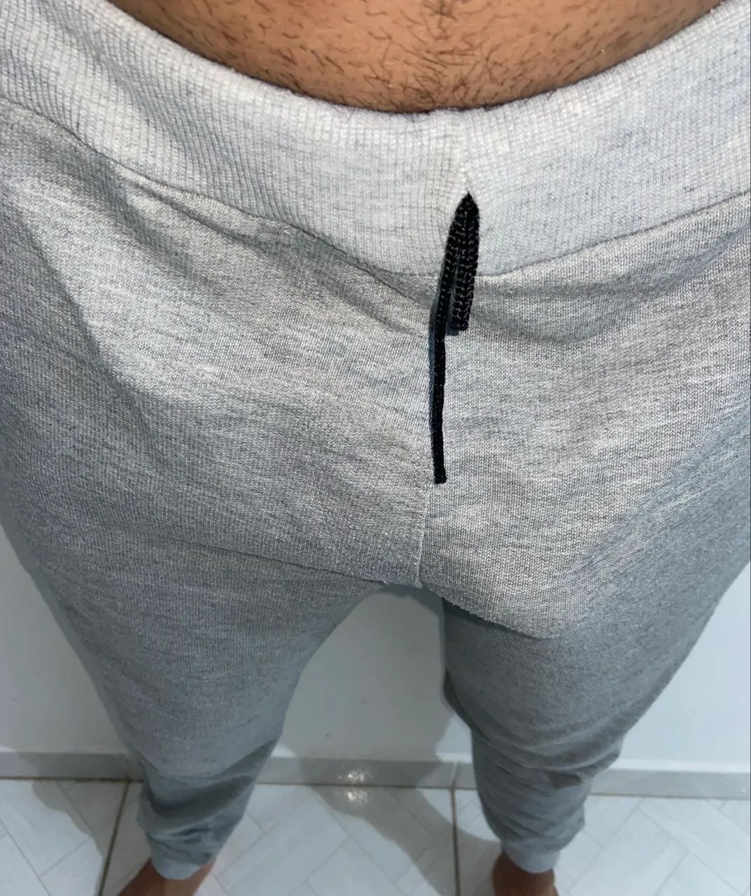 Calça moletinho cinza M - Foto 3