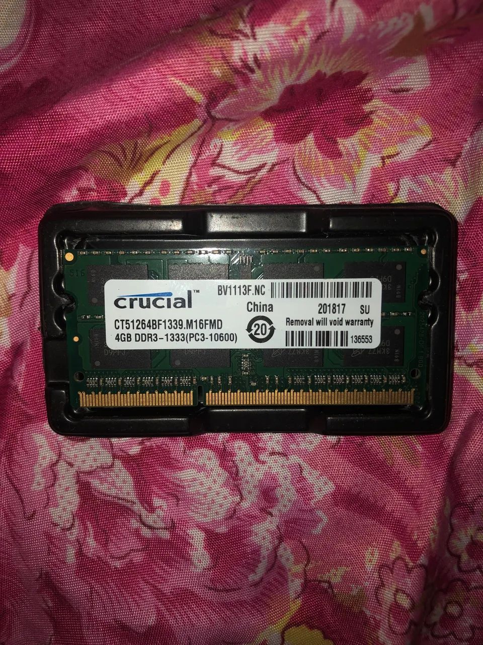 Memória Ram de Notebook