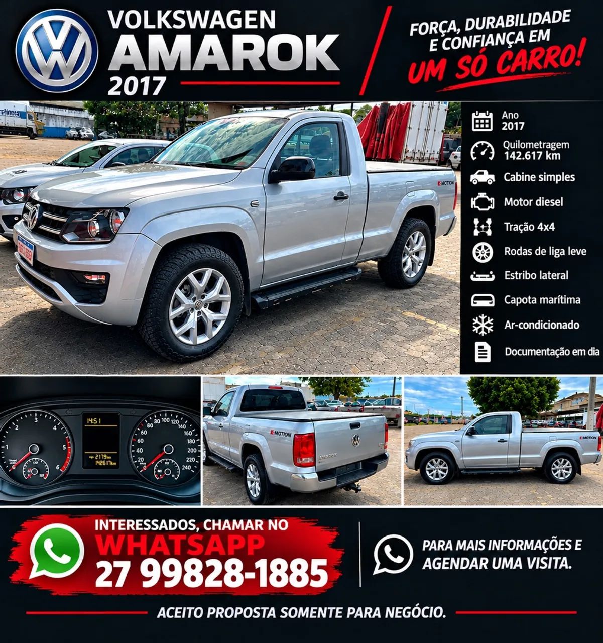 Volkswagen Amarok AMAROK CS2.0 16V/S2.0 16V TDI 4x4 Diesel 2017