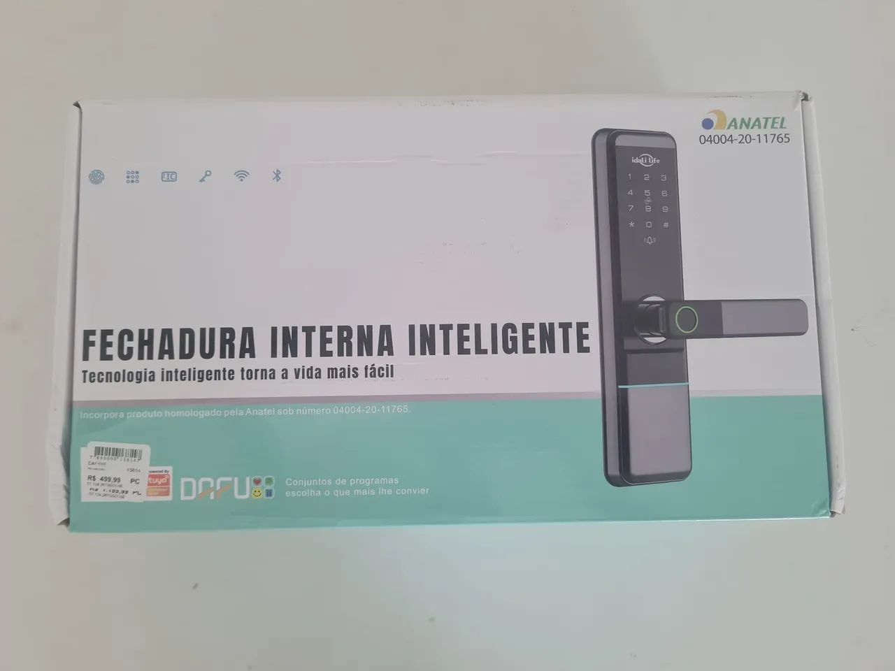 FECHADURA digital INTERNA INTELIGENTE Novo Na caixa - Foto 3