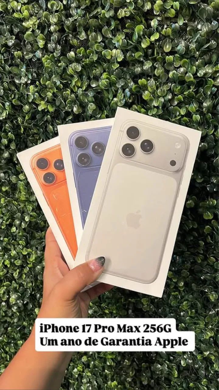 iPhone 17 pro max 256g novo 