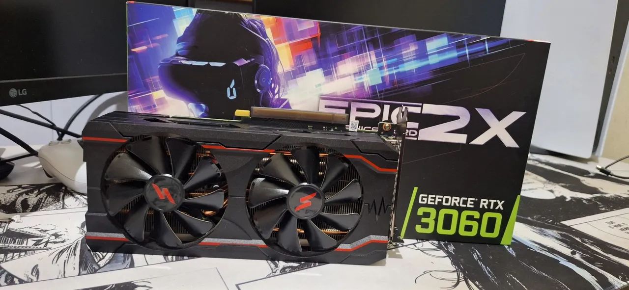 Placa de video GeForce RTX 3060 12gb